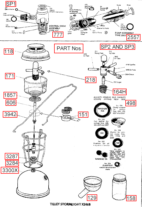 Lamp Parts Diagram