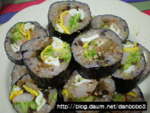 웰빙김밥 이미지