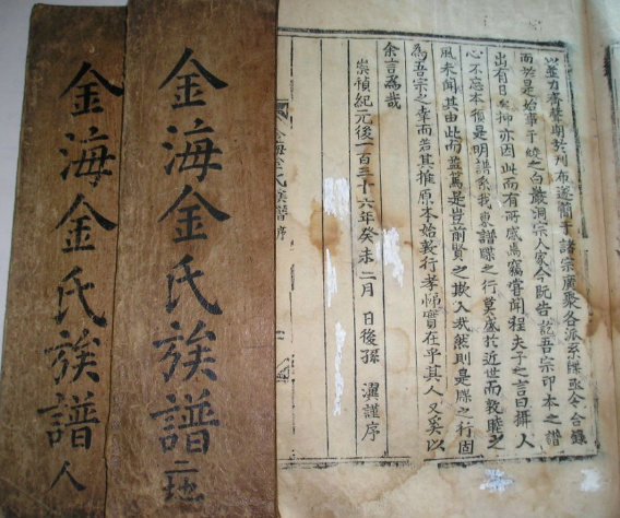 김씨족보 이미지